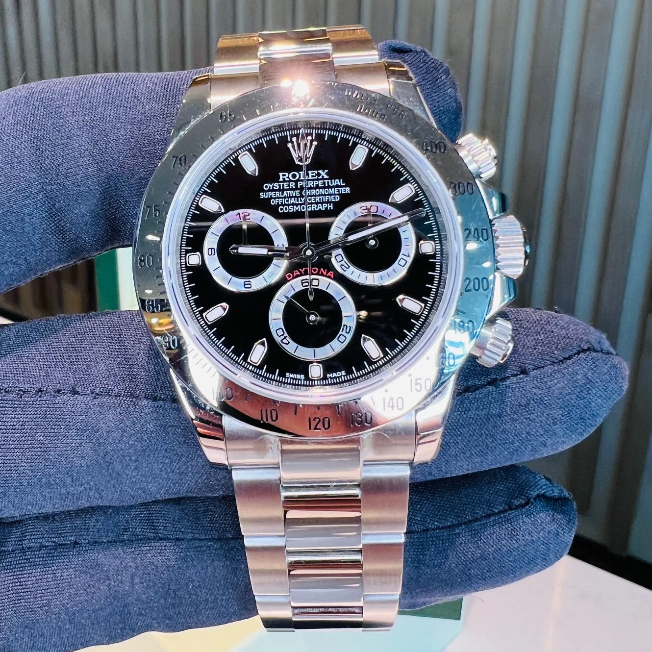 Rolex Daytona Steel Black Dial
