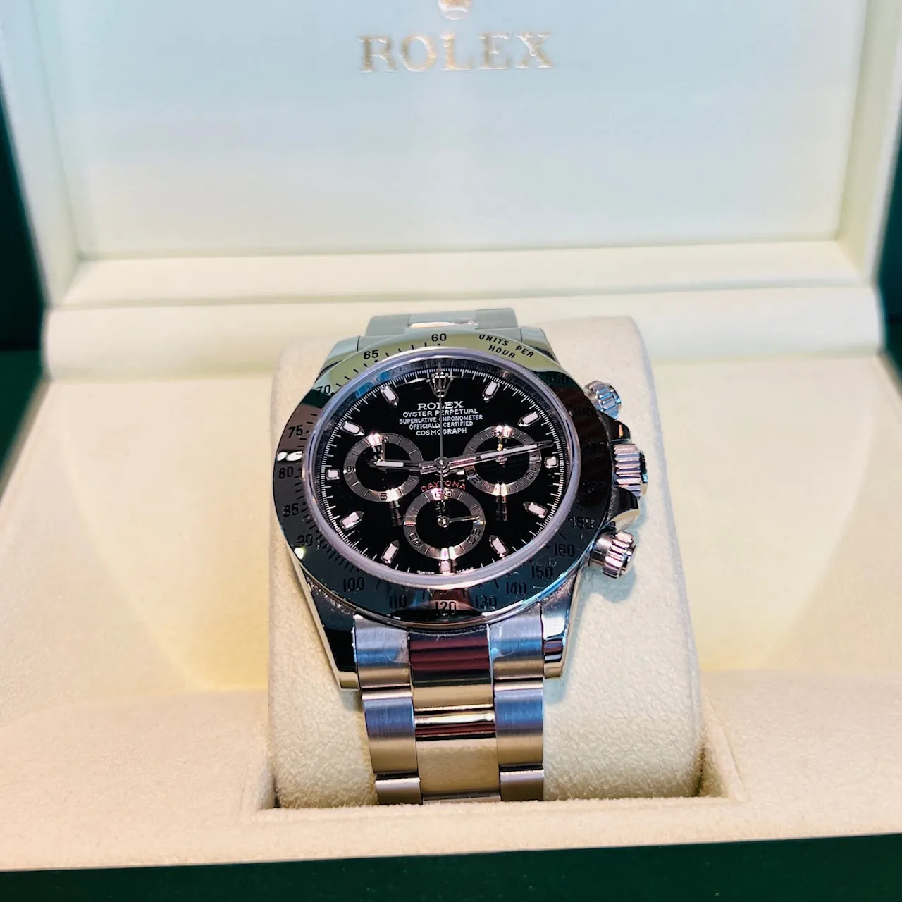 Rolex Daytona Steel Black Dial