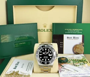 ROLEX - Stainless Steel SUBMARINER 41 Black CERAMIC 126610 LN