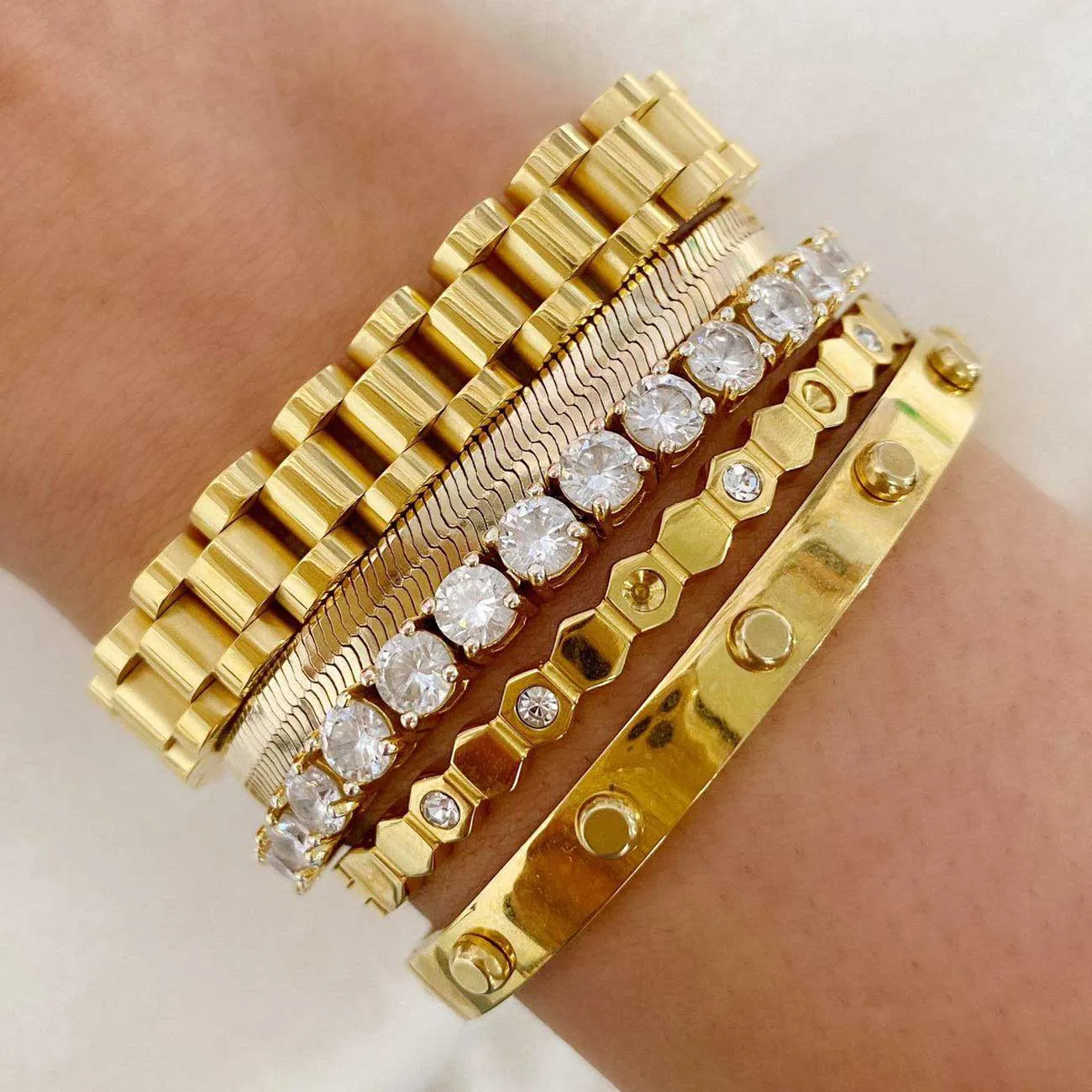 Rolly Bracelet- Gold