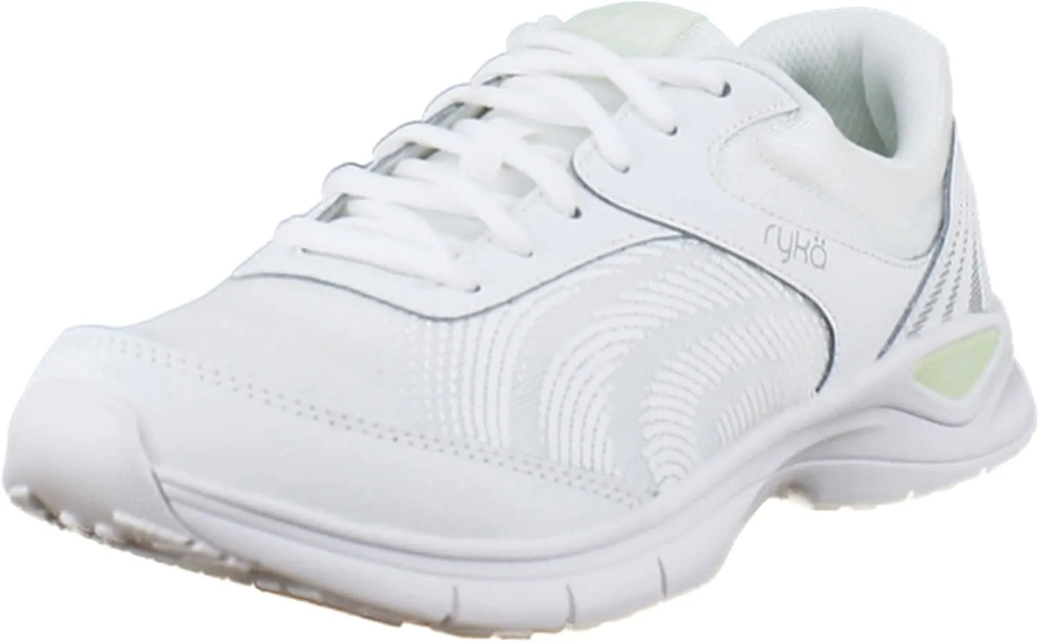 Ryka Womens Relay Mesh Inset Leather Running & Training Shoes