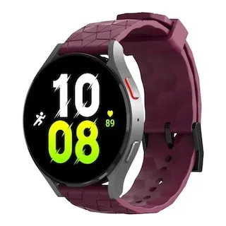 Samsung Galaxy Watch 6 Classic (43mm) compatible Silicone Football Pattern Watch Straps