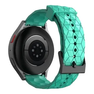 Samsung Galaxy Watch 6 Classic (43mm) compatible Silicone Football Pattern Watch Straps