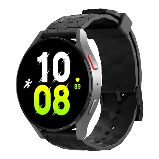 Samsung Galaxy Watch 6 Classic (43mm) compatible Silicone Football Pattern Watch Straps