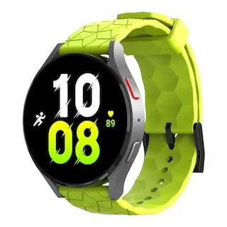 Samsung Galaxy Watch 6 Classic (43mm) compatible Silicone Football Pattern Watch Straps