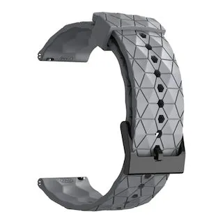 Samsung Galaxy Watch 6 Classic (43mm) compatible Silicone Football Pattern Watch Straps