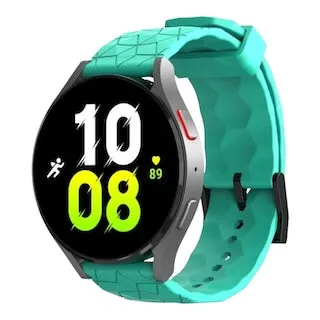 Samsung Galaxy Watch 6 Classic (43mm) compatible Silicone Football Pattern Watch Straps