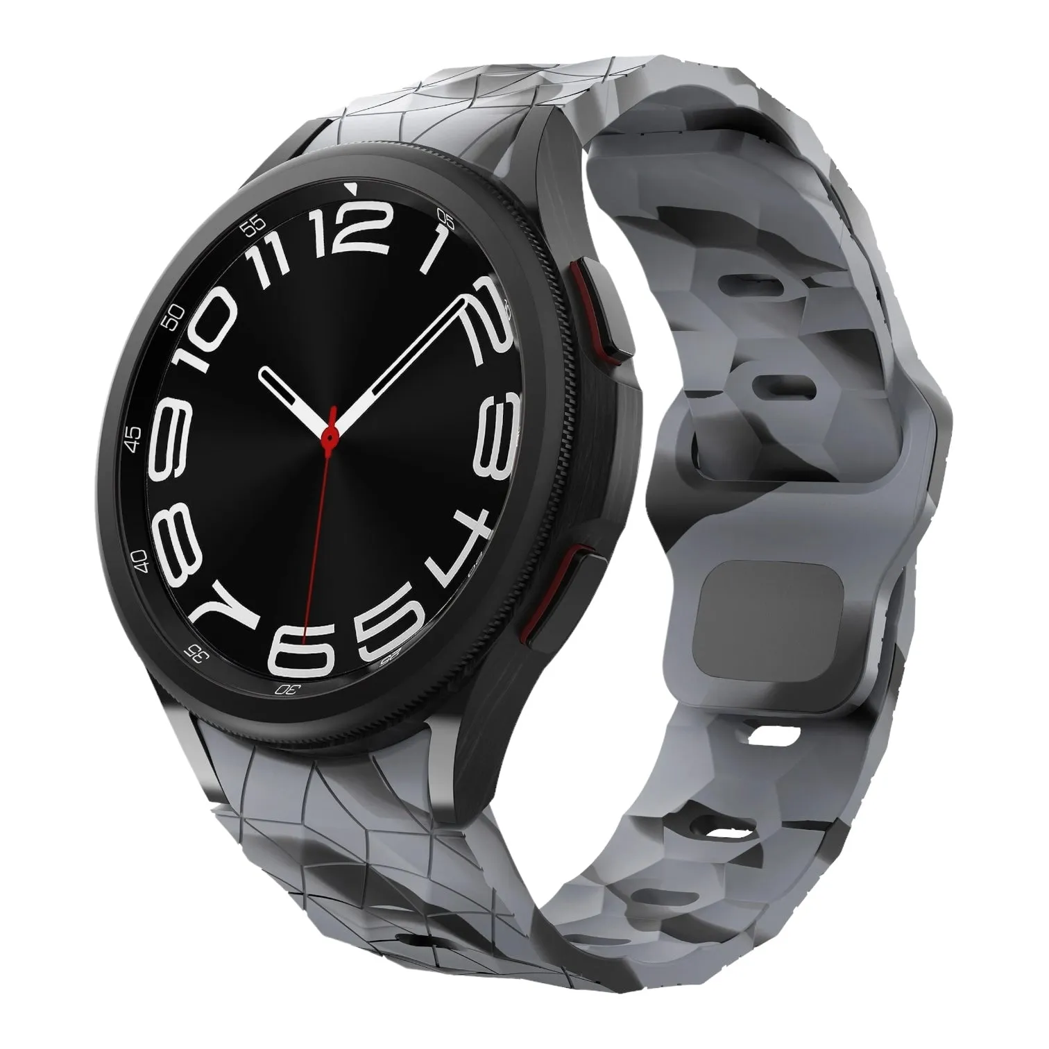 Samsung Galaxy Watch 6 Classic (43mm) compatible Silicone Football Pattern Watch Straps