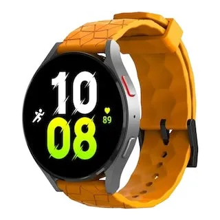 Samsung Galaxy Watch 6 Classic (43mm) compatible Silicone Football Pattern Watch Straps