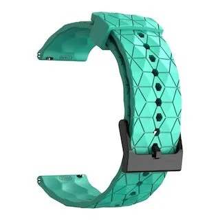 Samsung Galaxy Watch 6 Classic (43mm) compatible Silicone Football Pattern Watch Straps