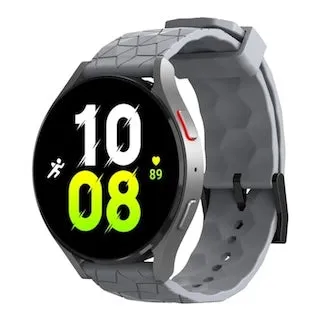 Samsung Galaxy Watch 6 Classic (43mm) compatible Silicone Football Pattern Watch Straps