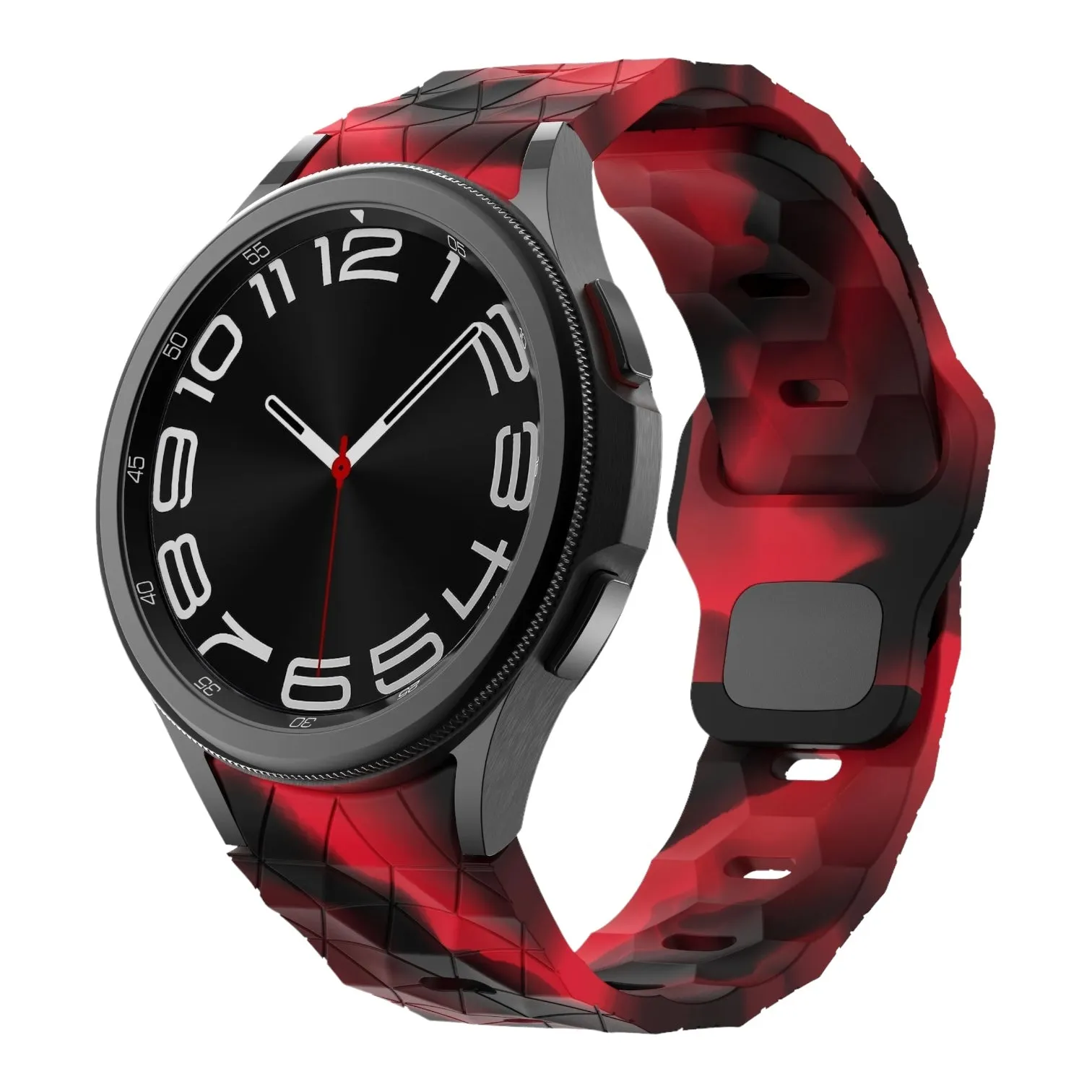 Samsung Galaxy Watch 6 Classic (43mm) compatible Silicone Football Pattern Watch Straps