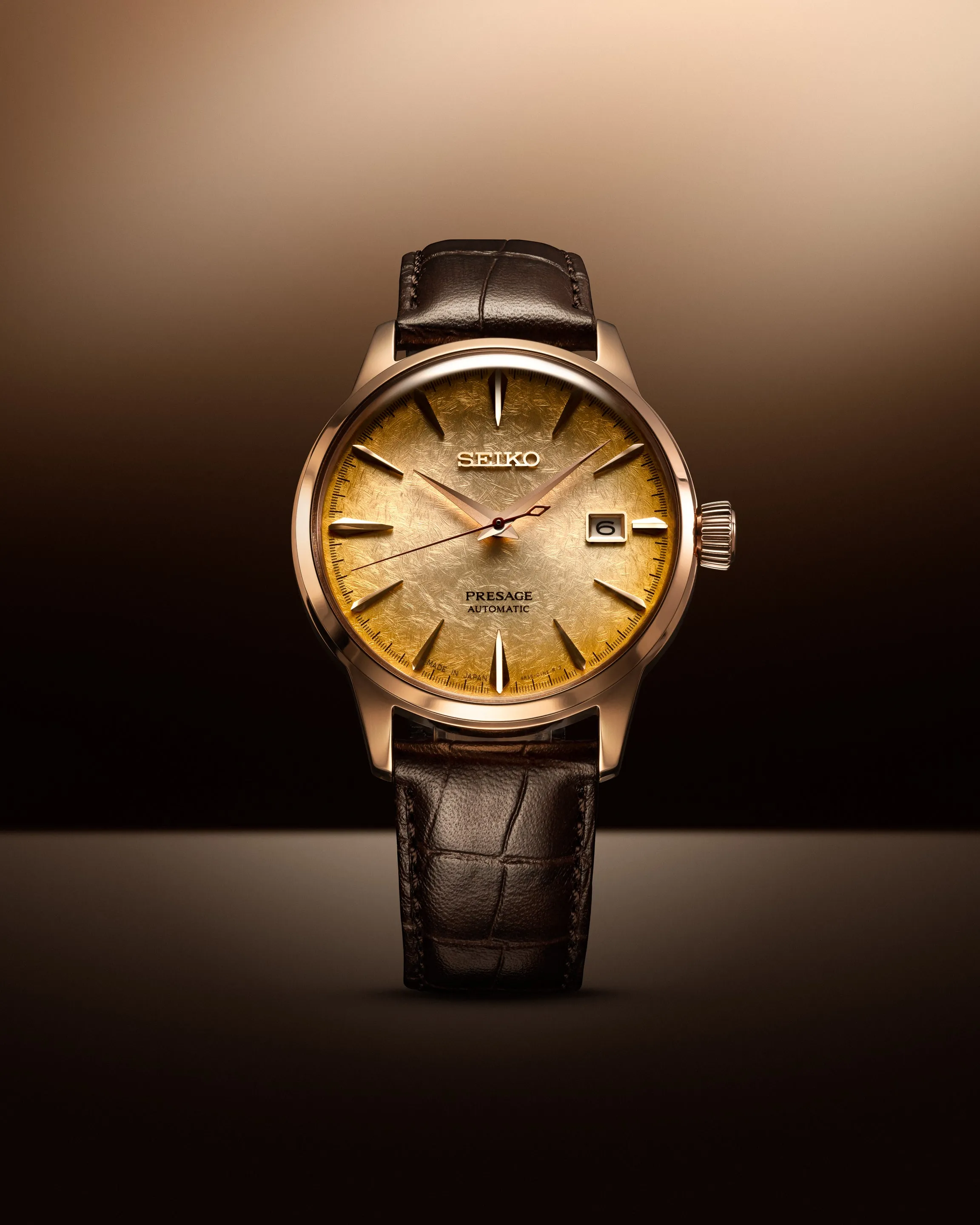 Seiko Presage Cocktail Irori Moments LARK’s Tasmanian Peated Whisky Limited Edition SRPK50J
