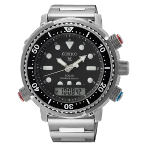 Seiko Prospex Men's Solar Diver Watch Stainless Steel SNJ033P