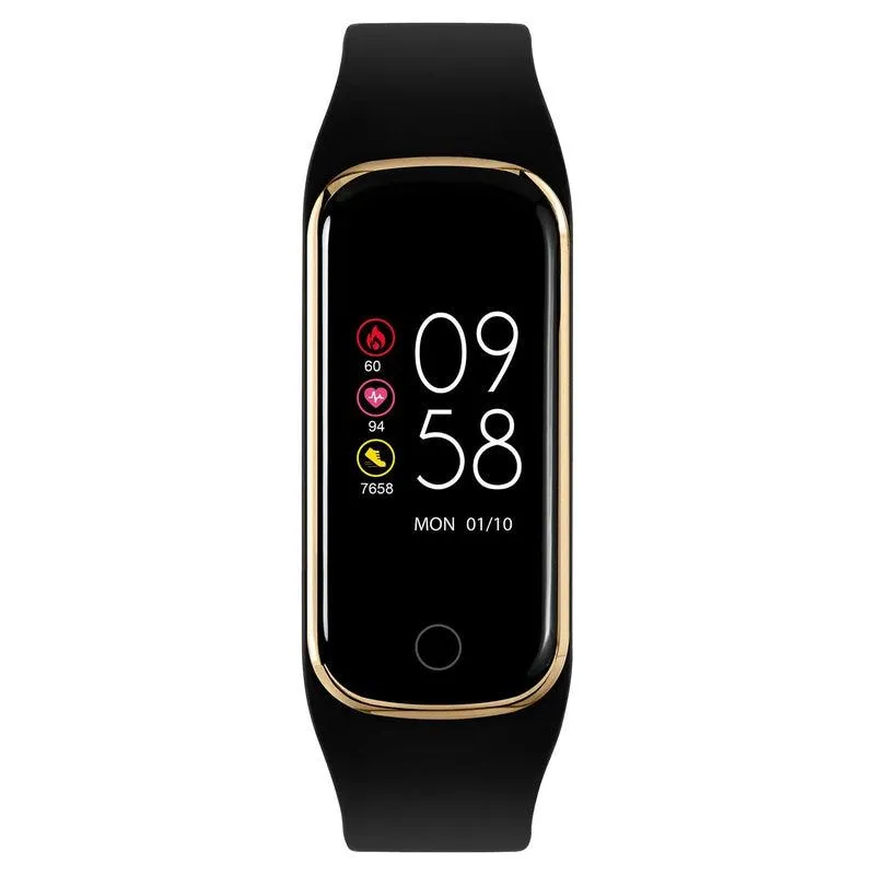 Series 08 Reflex Active Black & Gold Smart Watch