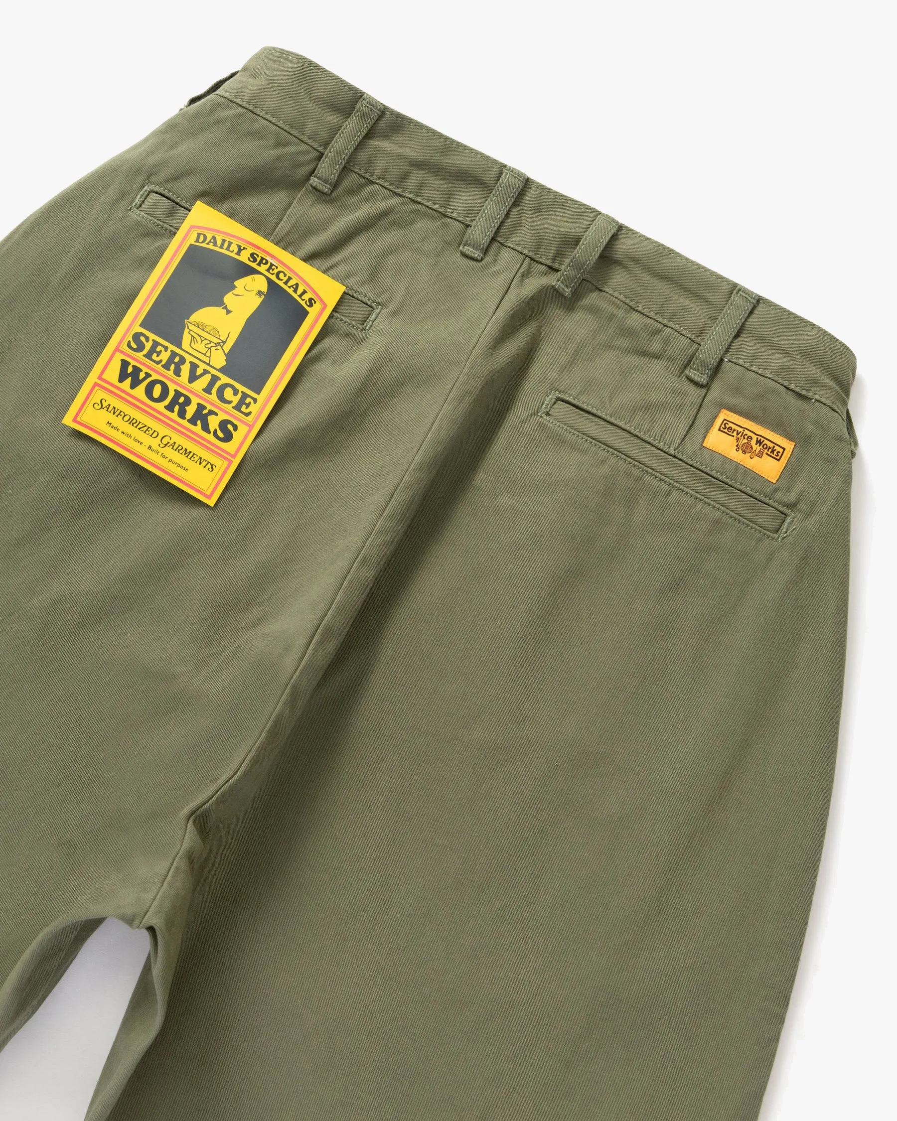 Service Works Drill Part Timer Pant - Olive