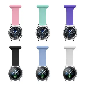 Silicone Nurses Pin Fobs compatible with the Samsung Galaxy Watch 6 Classic (47mm)