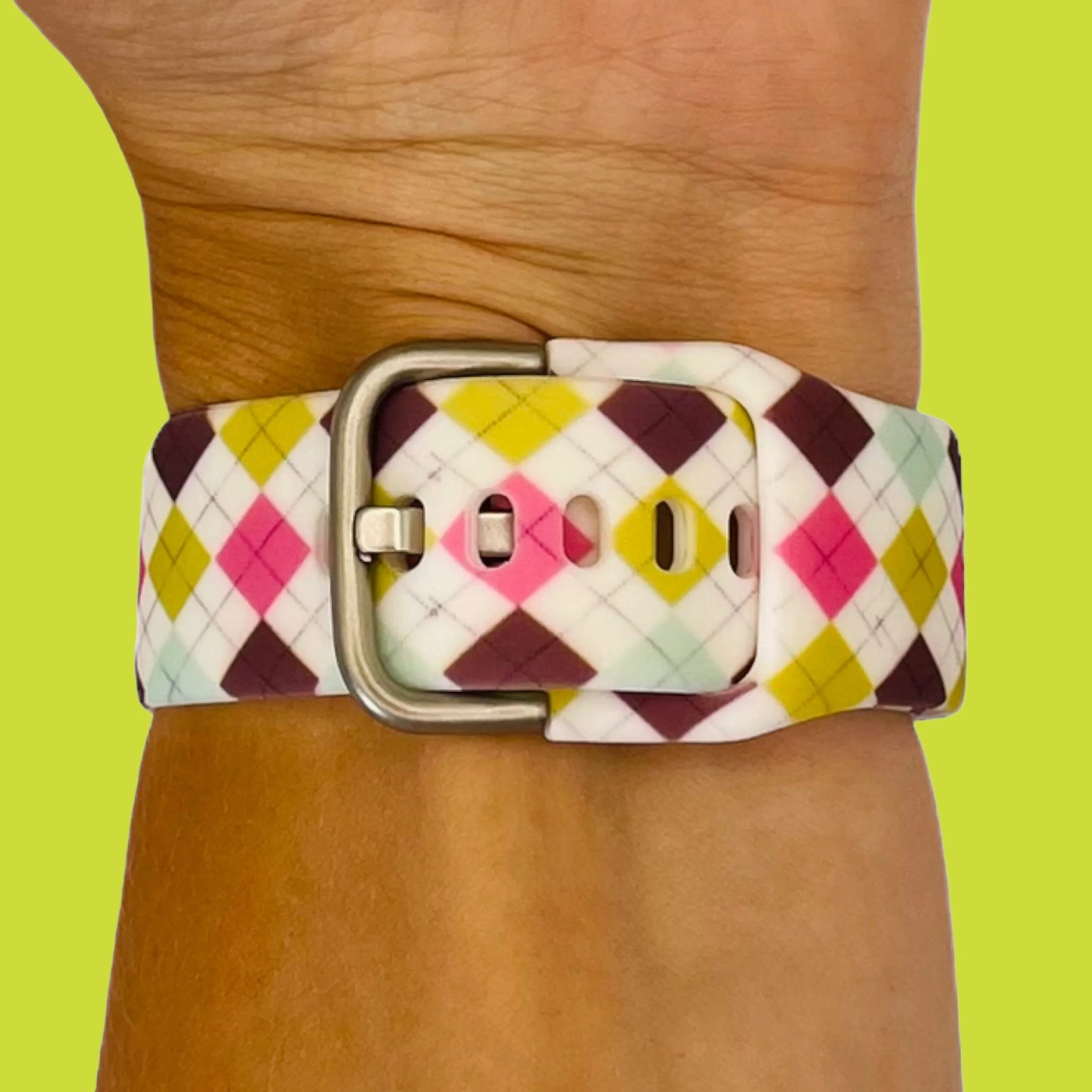 Silicone Pattern Watch Straps compatible with the Samsung Galaxy Watch 4 Classic (42mm & 46mm)