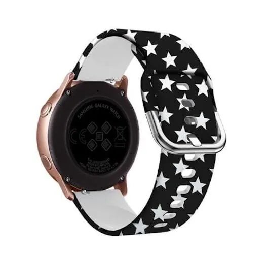 Silicone Pattern Watch Straps compatible with the Samsung Galaxy Watch 4 Classic (42mm & 46mm)