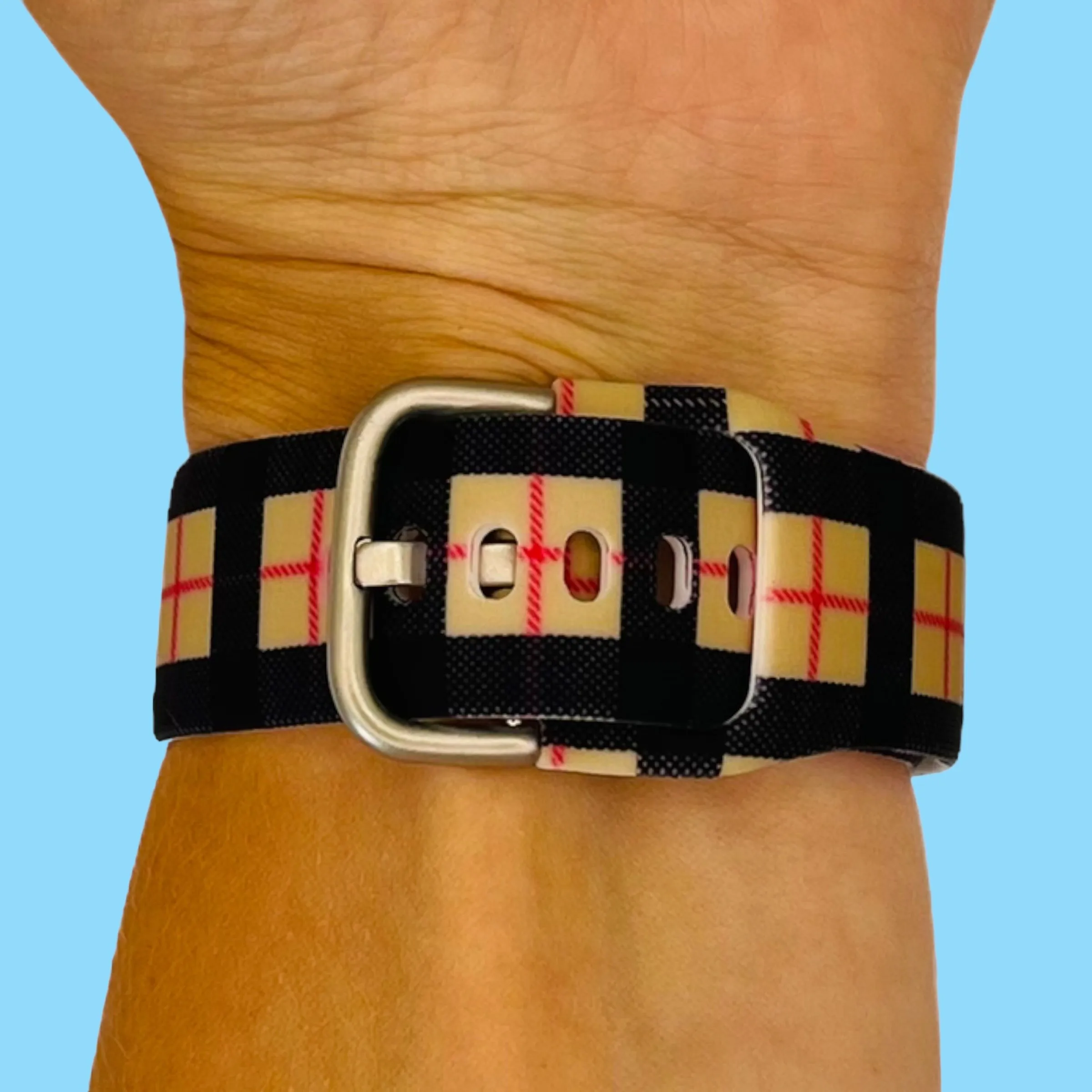 Silicone Pattern Watch Straps compatible with the Samsung Galaxy Watch 4 Classic (42mm & 46mm)