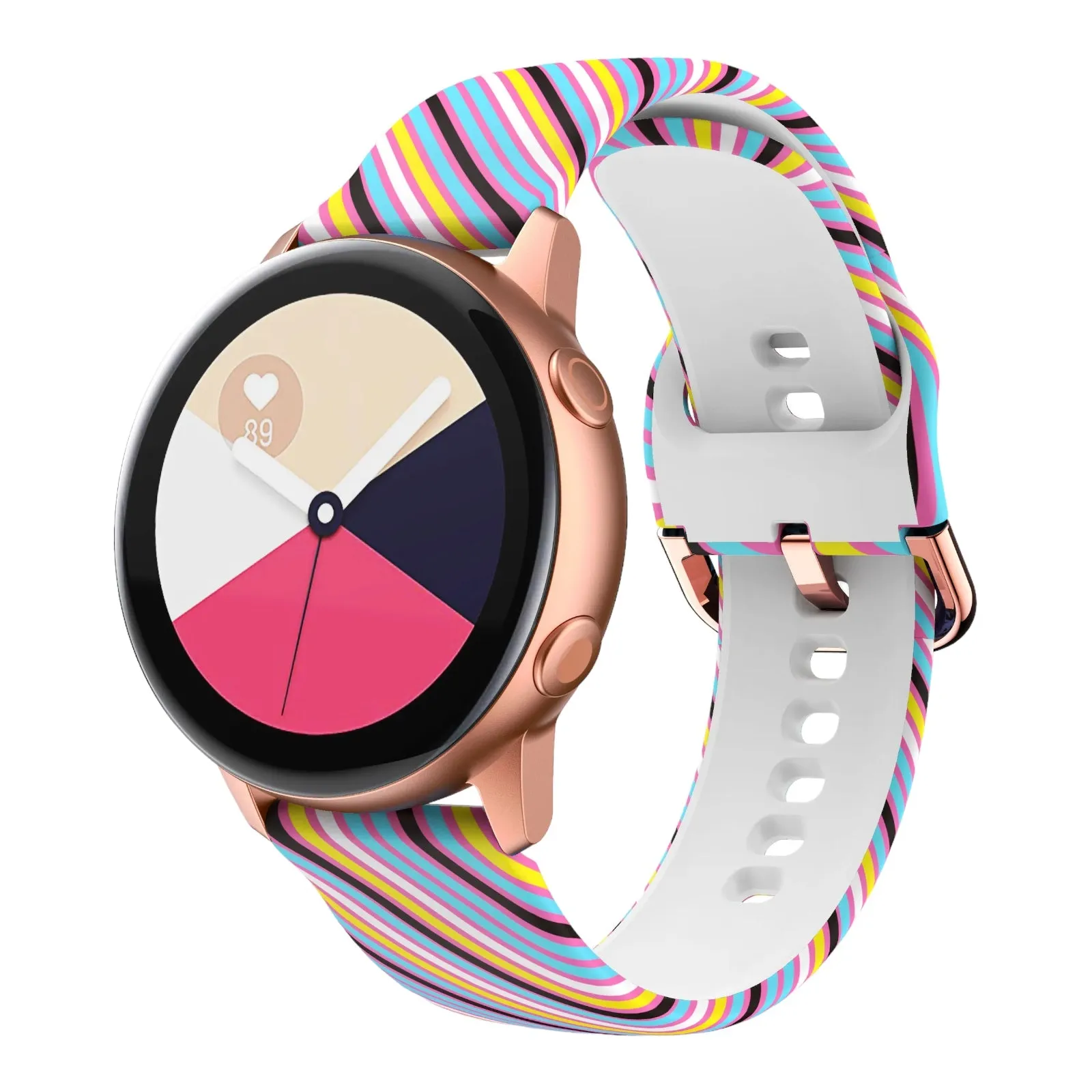 Silicone Pattern Watch Straps compatible with the Samsung Galaxy Watch 4 Classic (42mm & 46mm)