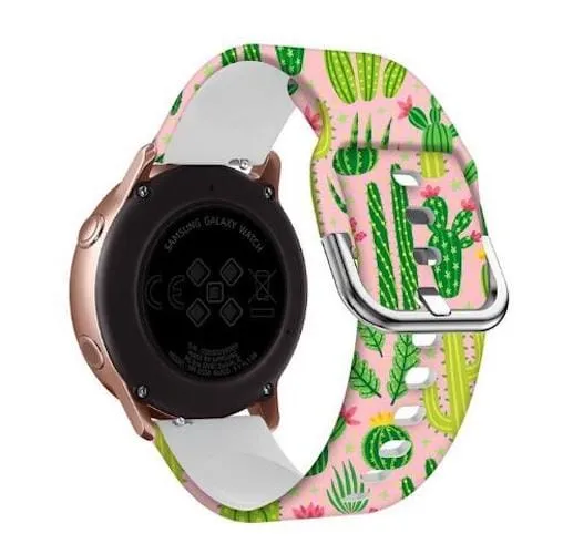Silicone Pattern Watch Straps compatible with the Samsung Galaxy Watch 4 Classic (42mm & 46mm)