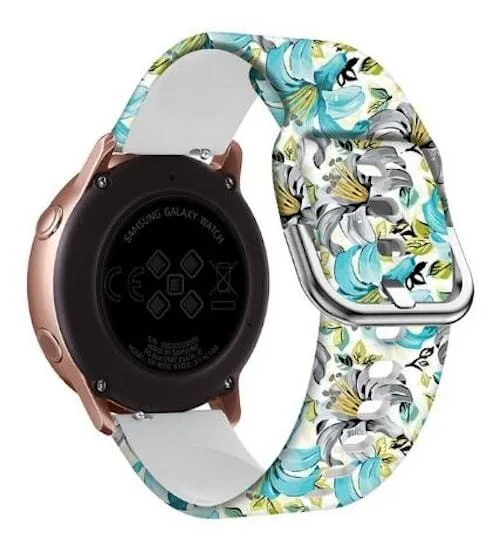 Silicone Pattern Watch Straps compatible with the Samsung Galaxy Watch 4 Classic (42mm & 46mm)