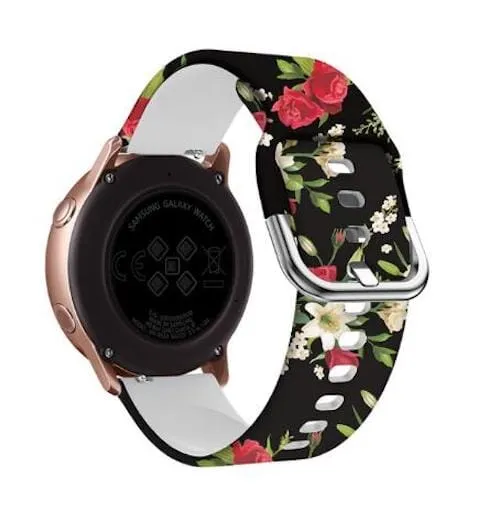 Silicone Pattern Watch Straps compatible with the Samsung Galaxy Watch 4 Classic (42mm & 46mm)