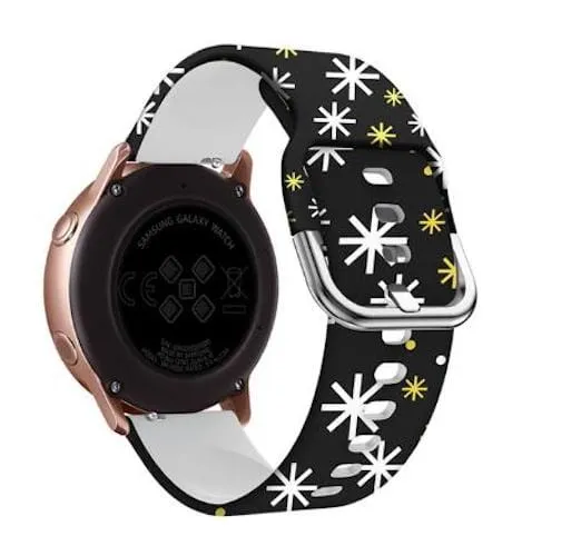 Silicone Pattern Watch Straps compatible with the Samsung Galaxy Watch 4 Classic (42mm & 46mm)