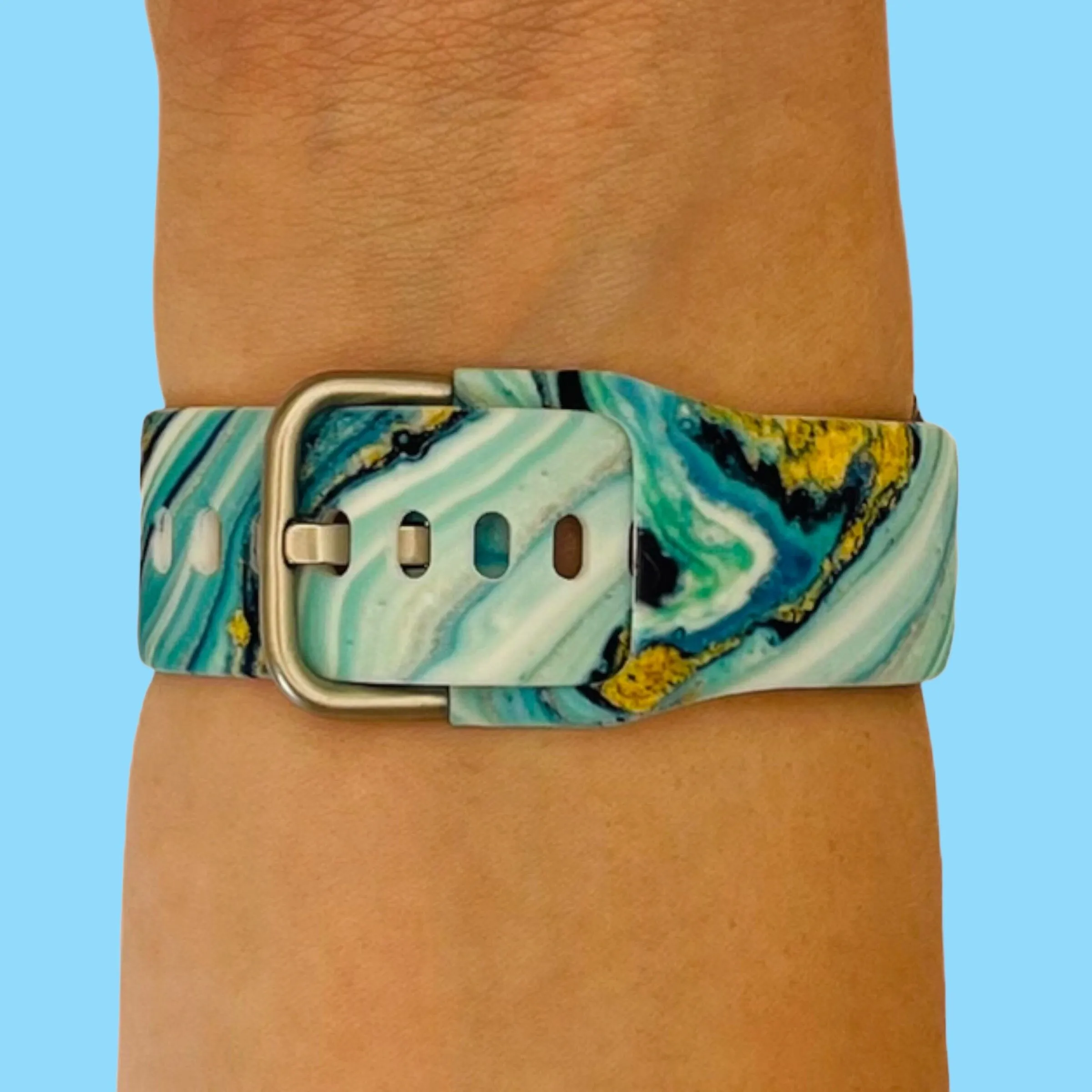 Silicone Pattern Watch Straps compatible with the Samsung Galaxy Watch 4 Classic (42mm & 46mm)
