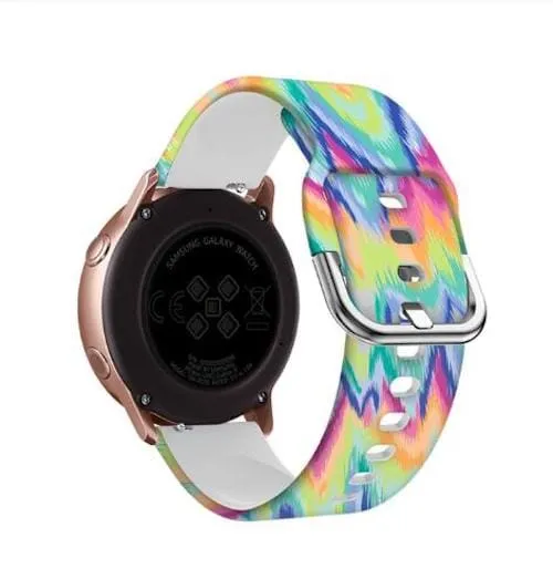 Silicone Pattern Watch Straps compatible with the Samsung Galaxy Watch 4 Classic (42mm & 46mm)