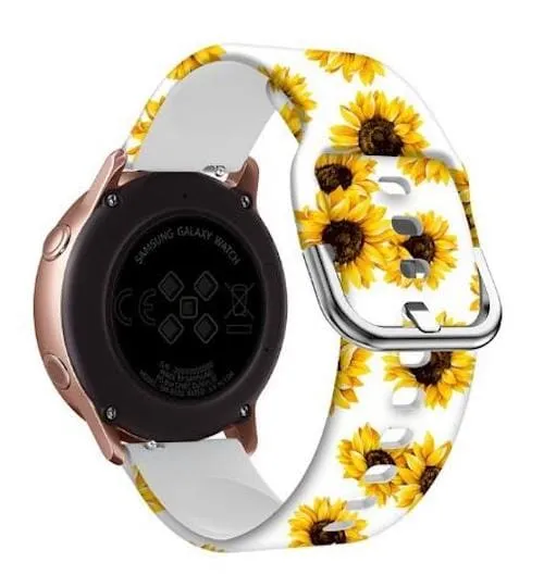 Silicone Pattern Watch Straps compatible with the Samsung Galaxy Watch 4 Classic (42mm & 46mm)