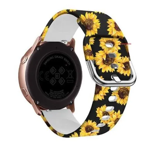 Silicone Pattern Watch Straps compatible with the Samsung Galaxy Watch 4 Classic (42mm & 46mm)