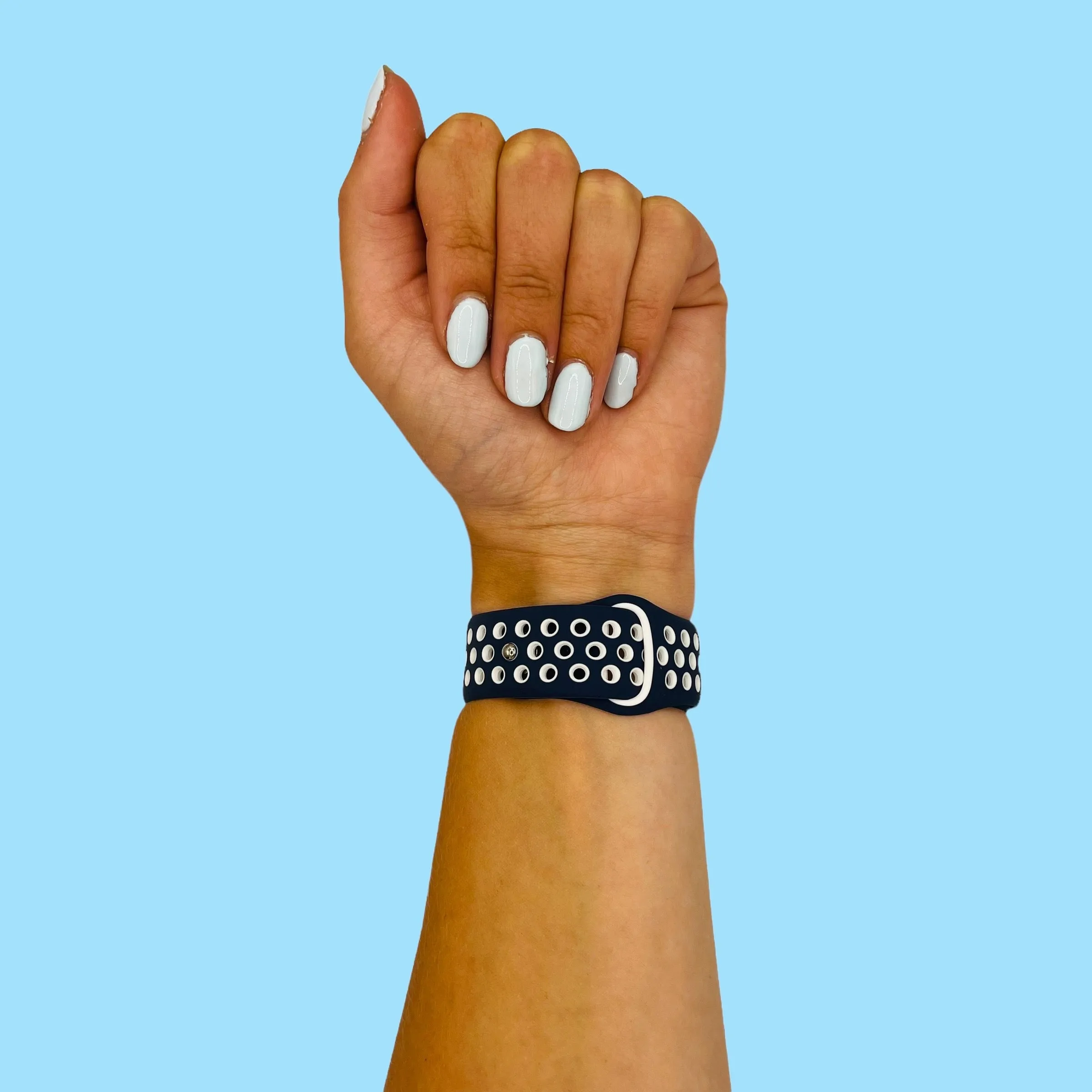 Silicone Sports Straps Compatible with the Samsung Galaxy Watch 6 Classic (43mm)