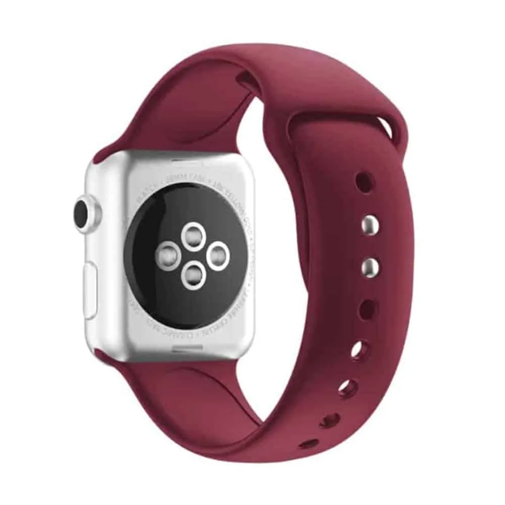 Silicone Strap for 42/44/45/49mm Apple Watch (S/M) - Navy