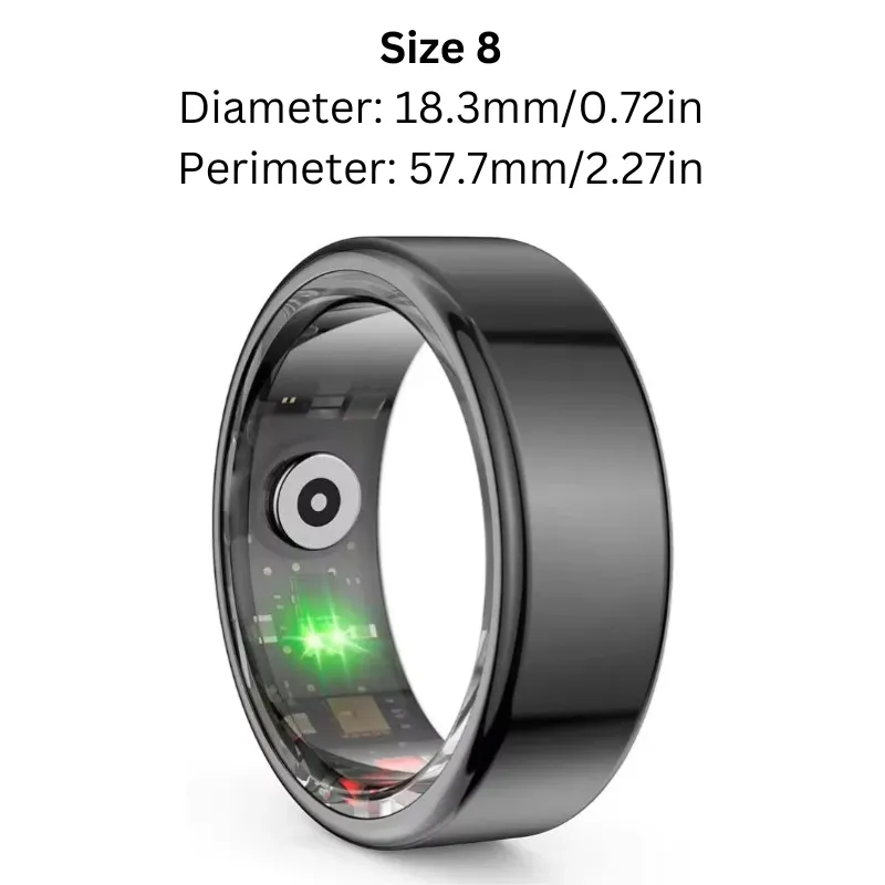 Smart Ring for Women & Men, Fitness Tracker Ring, Step Counter, Calorie Tracking
