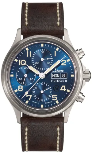 SN Watch 358 Sa Pilot B E Vintage Leather Dark Brown