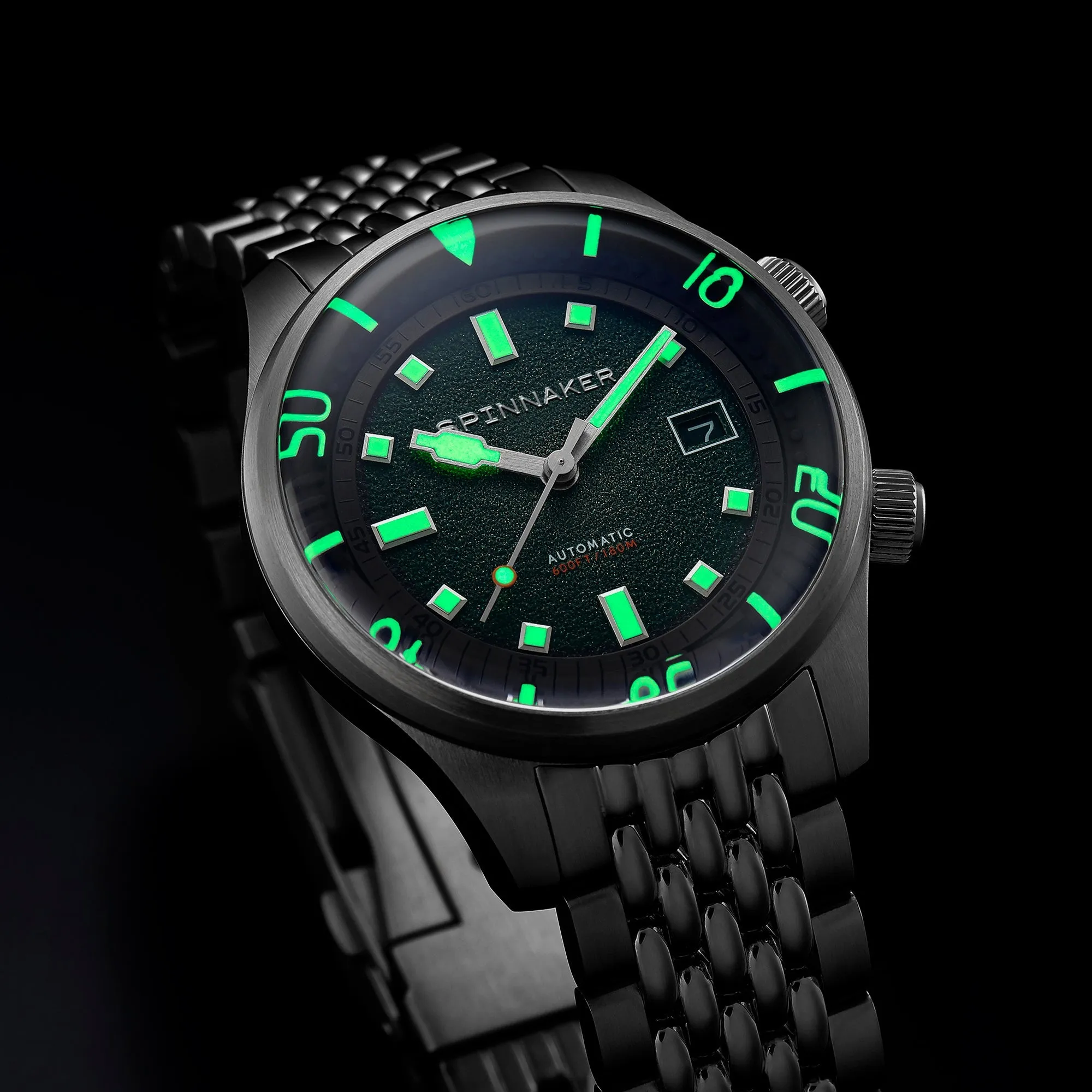 Spinnaker Bradner Men's Automatic Emerald Green Watch SP-5062-33