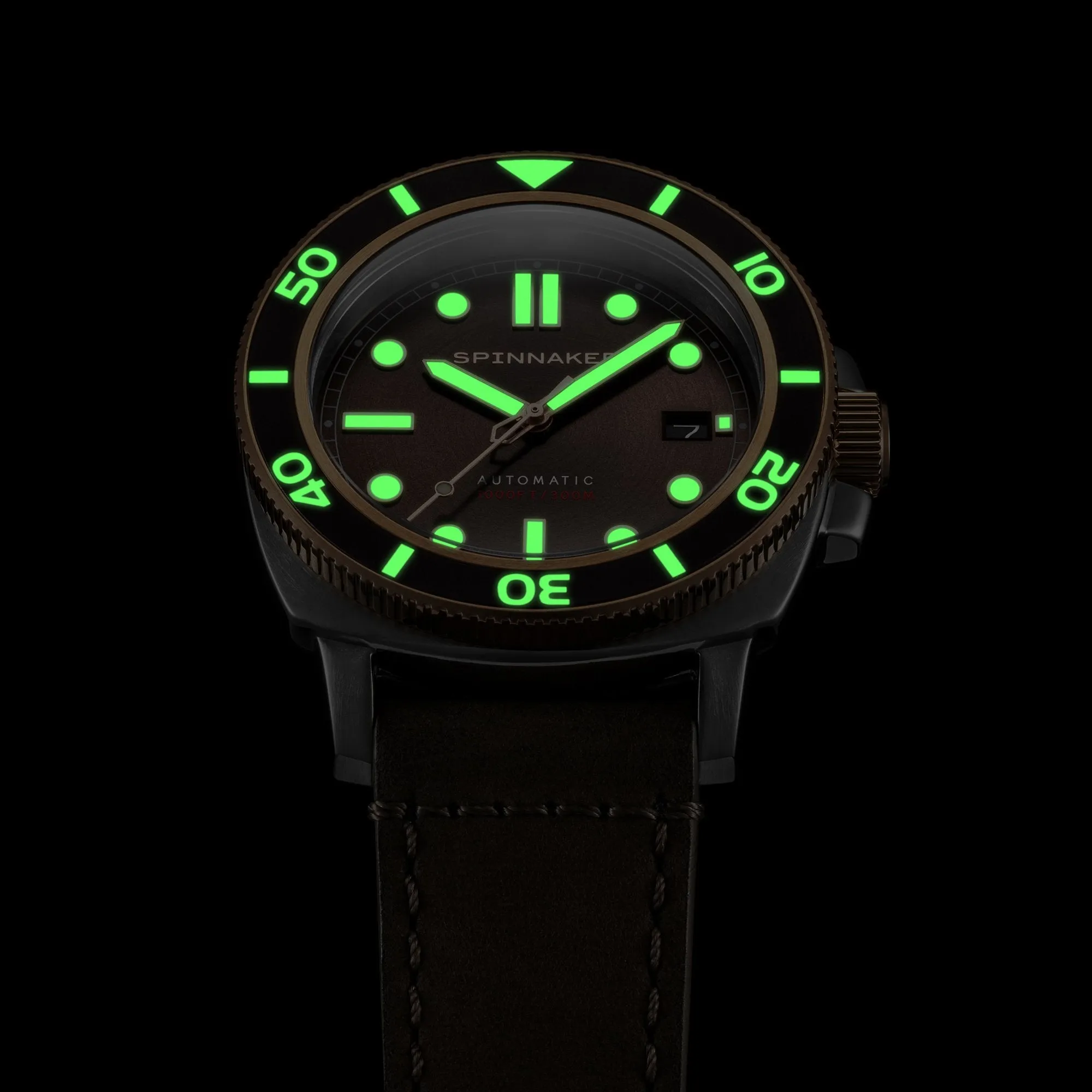 Spinnaker Hull Diver Men's Automatic Tuxedo Black Watch SP-5088-01