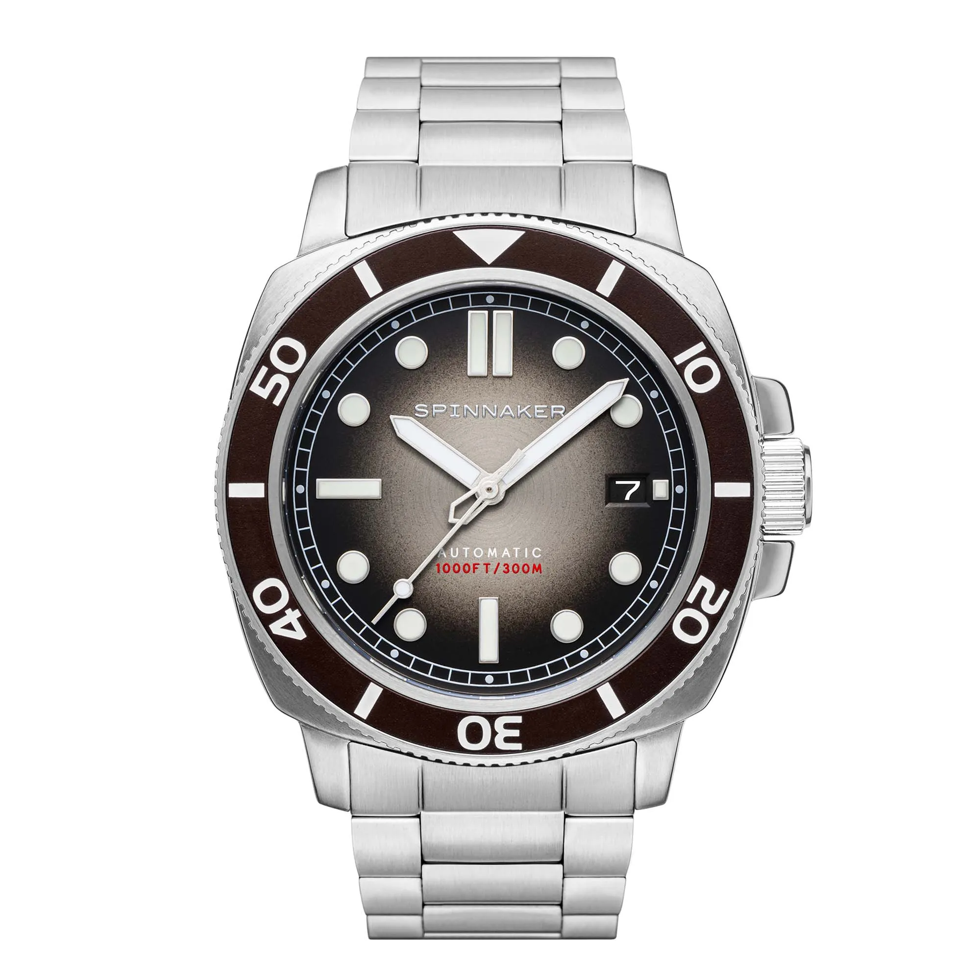 Spinnaker Hull Diver Men's Japanese Automatic Harvest Brown Watch SP-5088-44