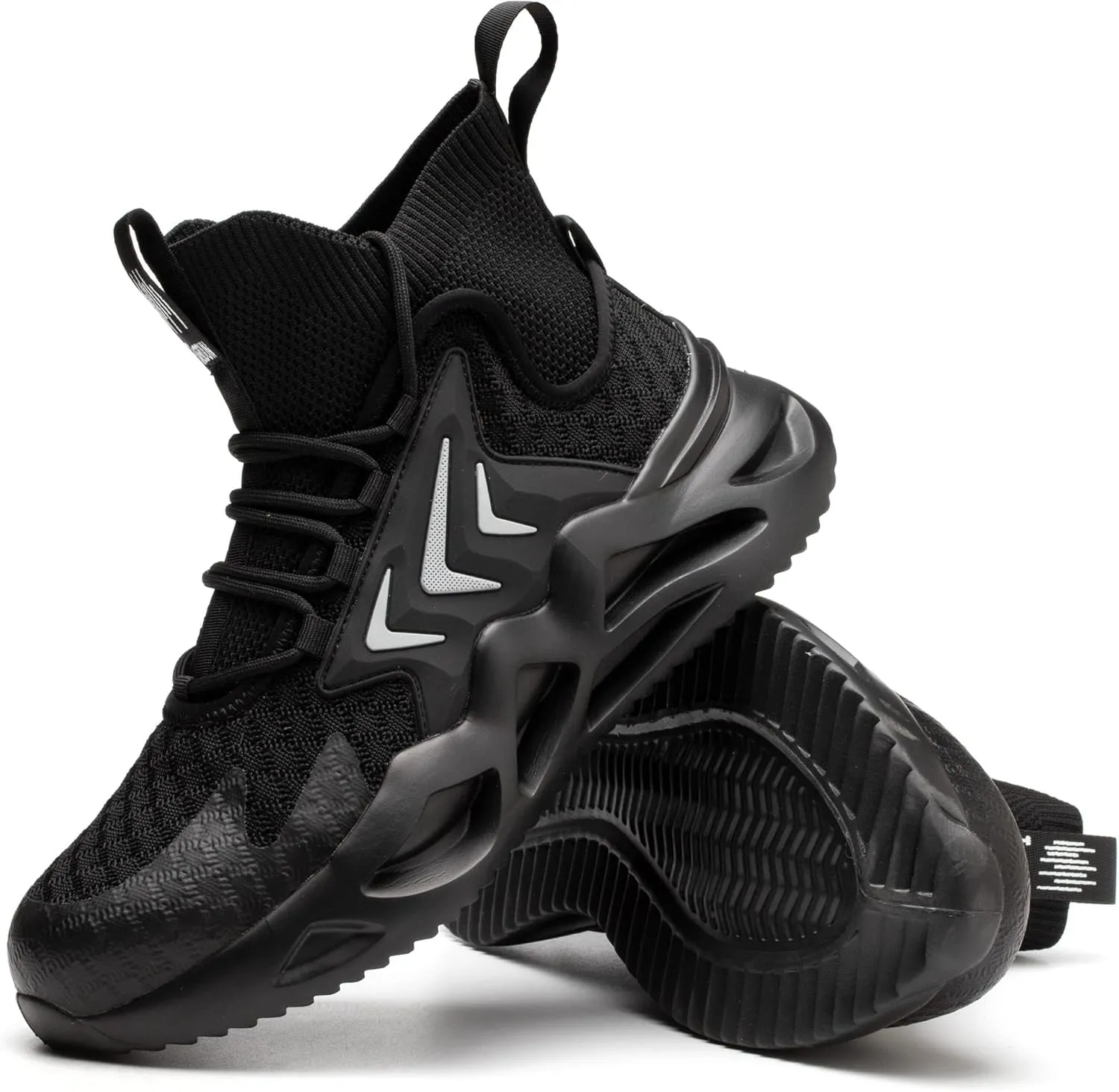 Steel Toe Work Boots for Men Slip-on Chelsea Boot, Men's Industrial & Construction Shoes, Waterproof, Lightweight, Comfortable, Non-slip Safety Shoes, Black, 10.5