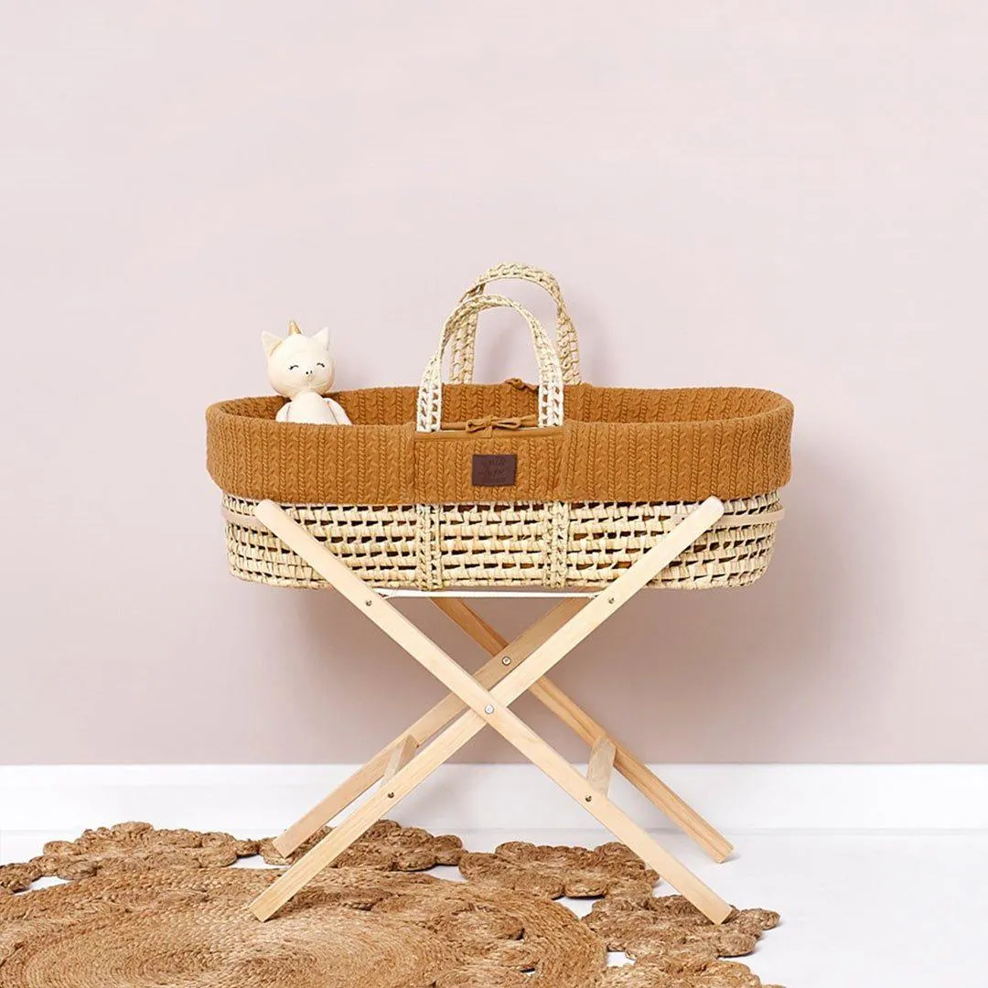 The Little Green Sheep Moses Basket Stand - Natural
