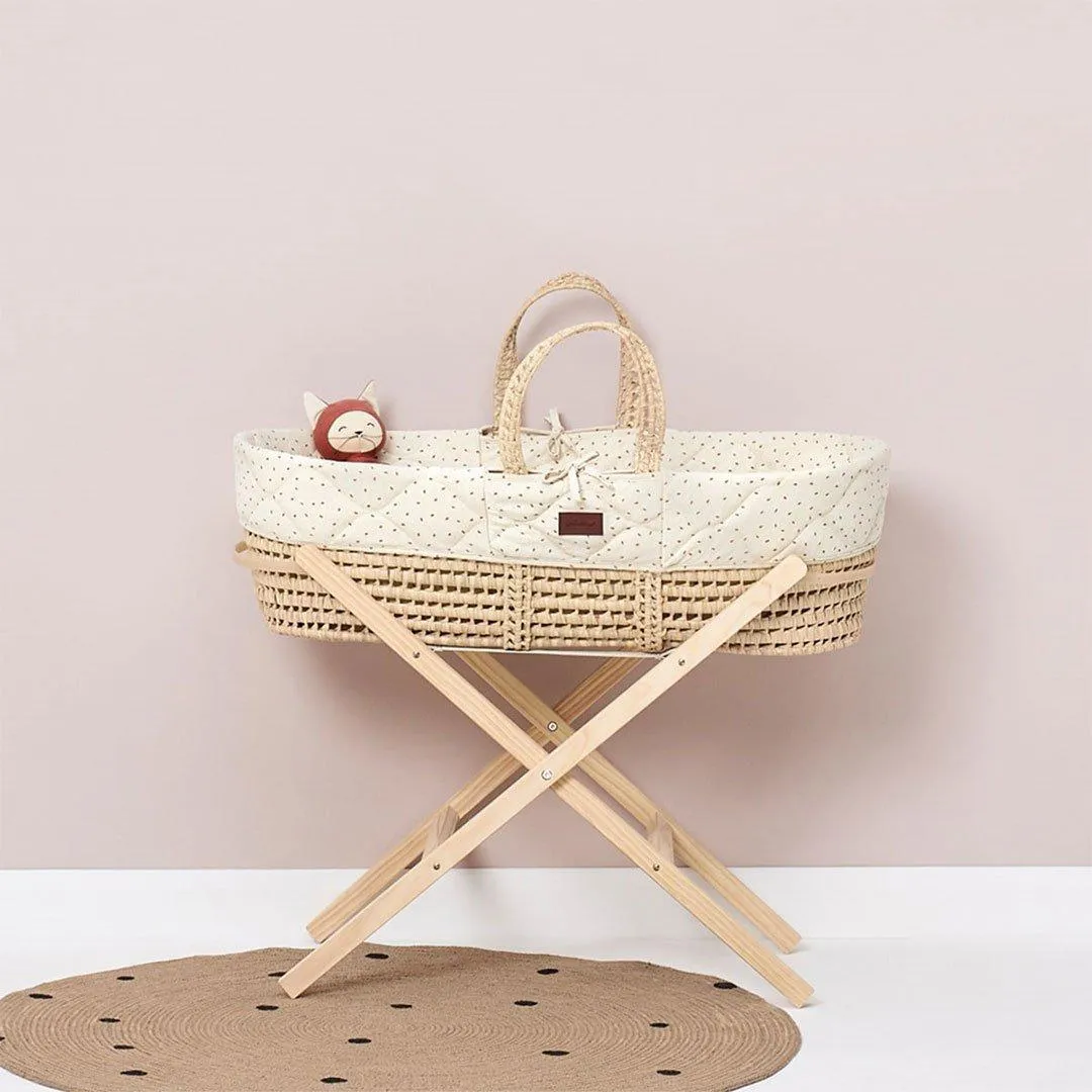 The Little Green Sheep Moses Basket Stand - Natural