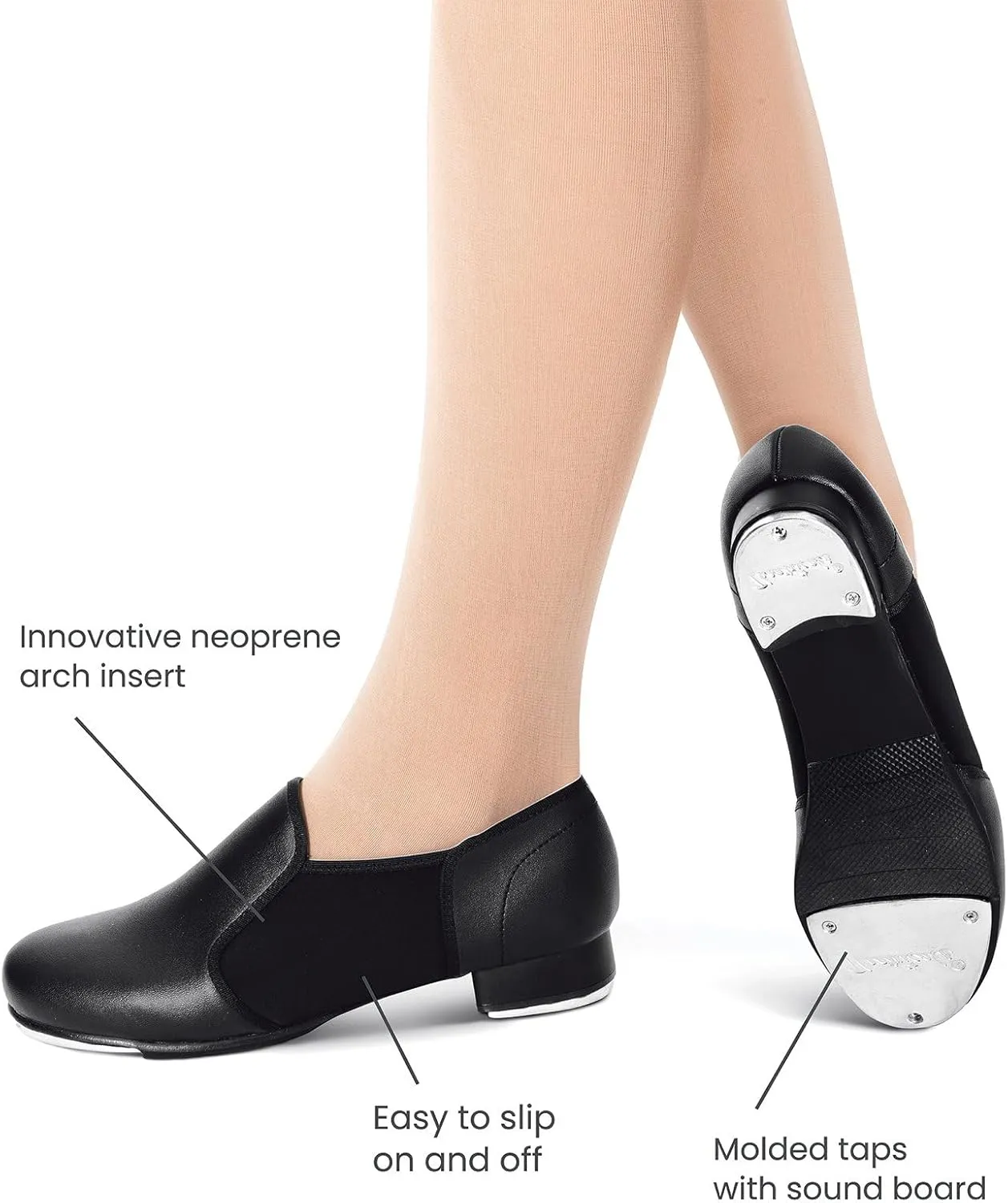 Theatricals Adult Slip On Tap Shoes