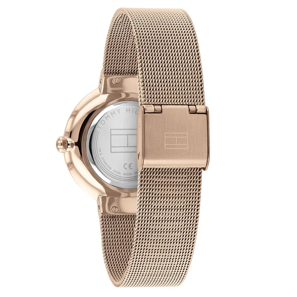 Tommy Hilfiger Carnation Gold Mesh Ladies Watch - 1782218