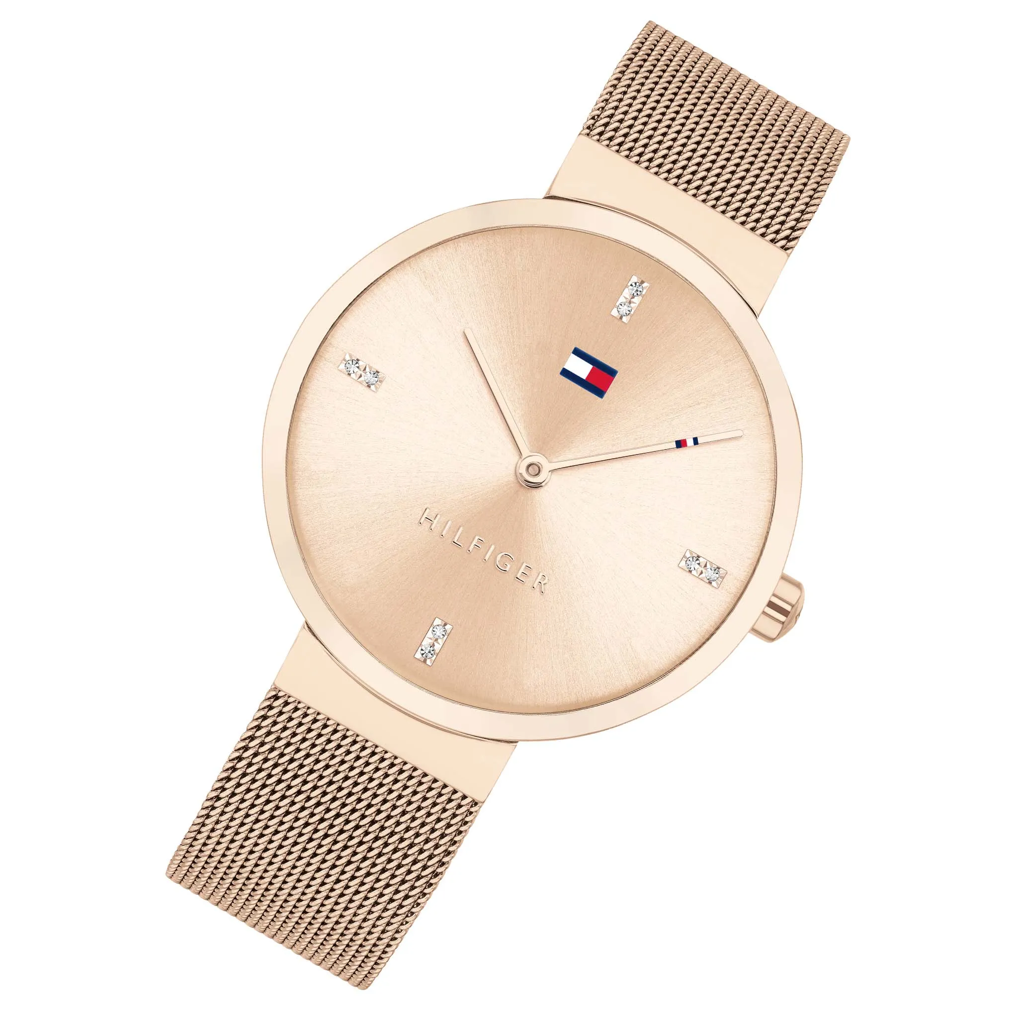 Tommy Hilfiger Carnation Gold Mesh Ladies Watch - 1782218