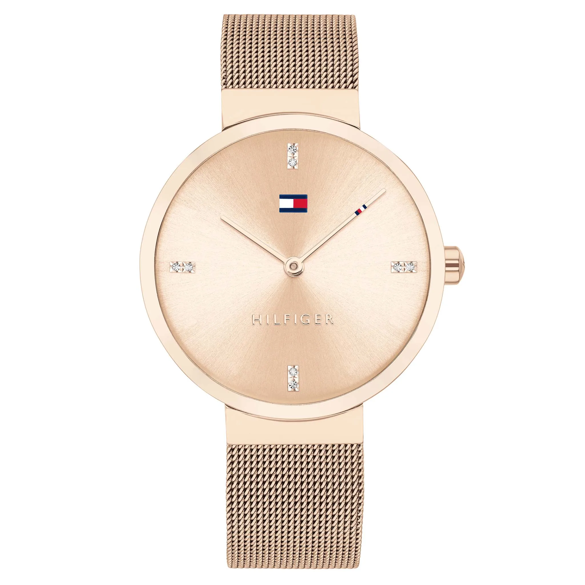 Tommy Hilfiger Carnation Gold Mesh Ladies Watch - 1782218