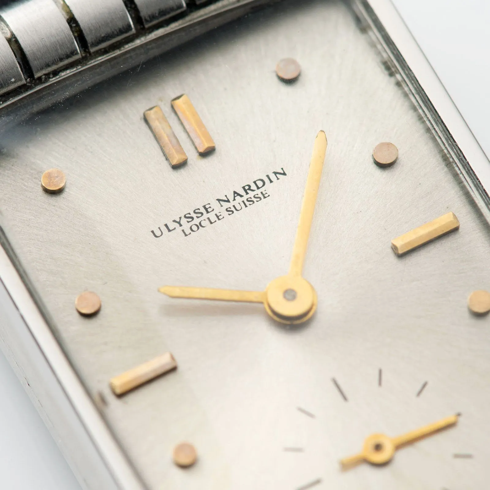 Ulysse Nardin Rectangular Art Deco Dress Watch 1940s