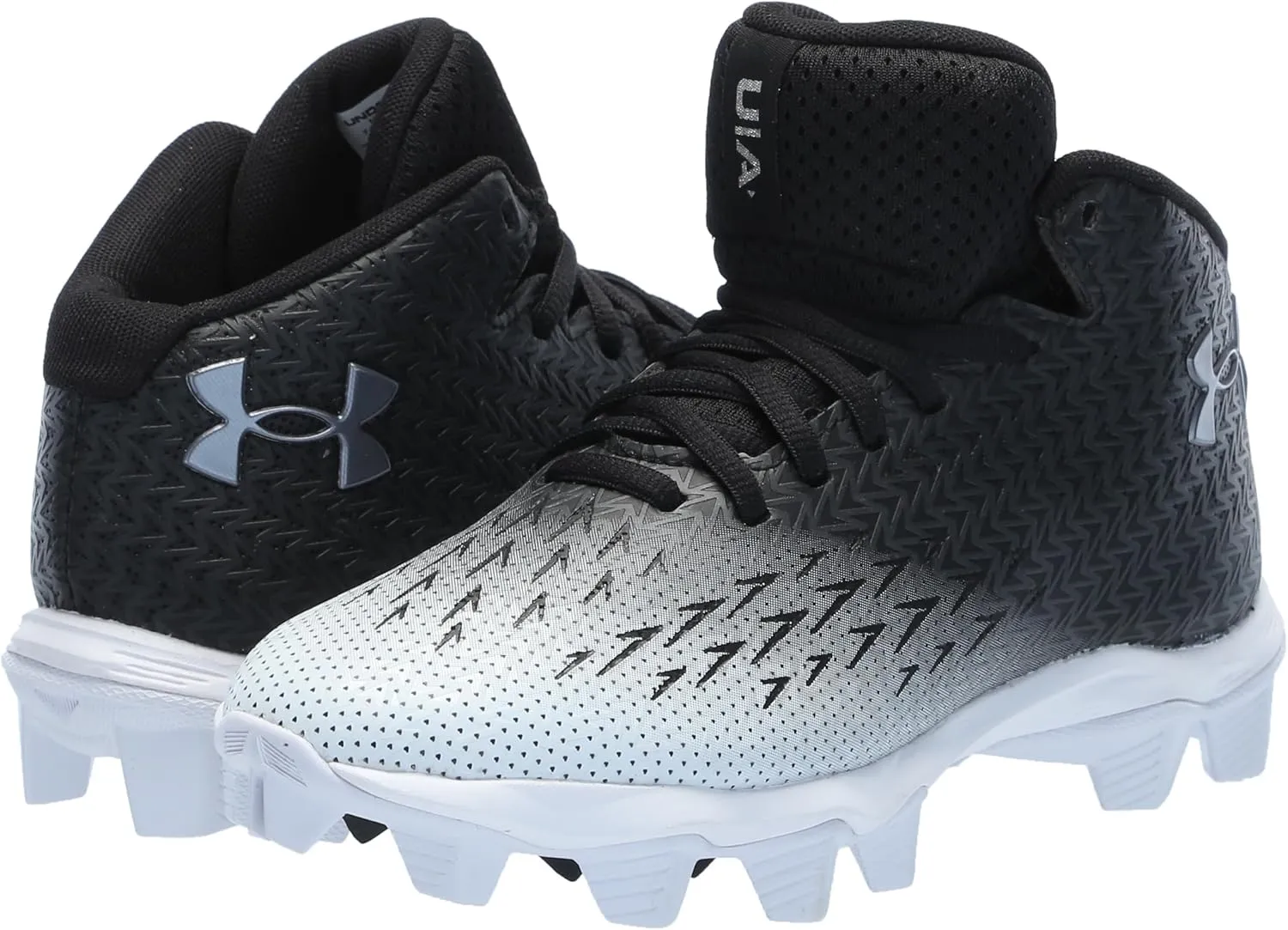 Under Armour Boy's Spotlight Franchise Rm Jr 4 Football Shoe