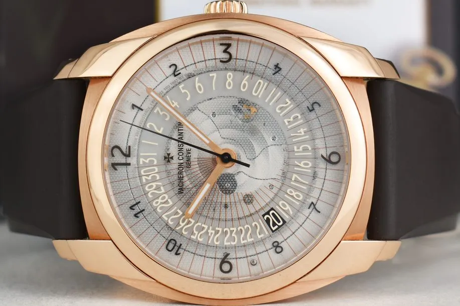 VACHERON CONSTANTIN - 18kt Rose Gold Quai de L'ile Silver Dial 86050